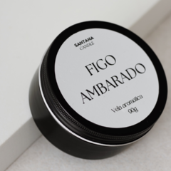 Vela aromática Figo ambarado 90g