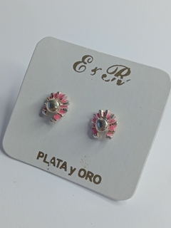 aros plata 925 y oro enchapado - tienda online