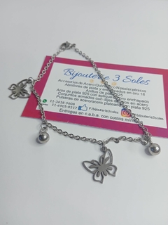 pulsera basica mariposas - comprar online