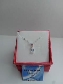 conjunto pura plata cristal - tienda online