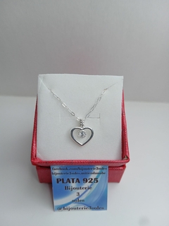 pura plata modelo corazon - Bijouterie3soles