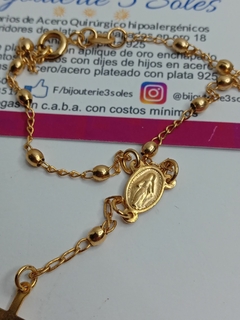 denario pulsera enchapada oro 18 - Bijouterie3soles