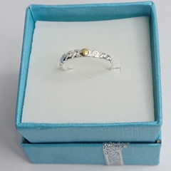 anillo plata 925 corazones