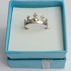 anillo plata 925 corona épica