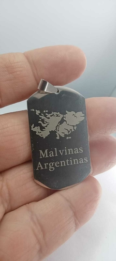 chapa grabada malvinas