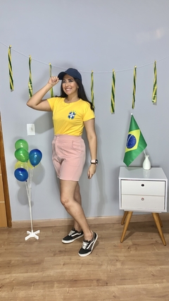 T-shirt brasil copa na internet