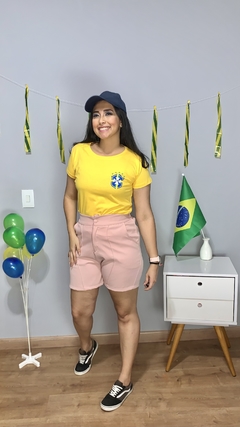 T-shirt brasil copa - Charmed Boutique