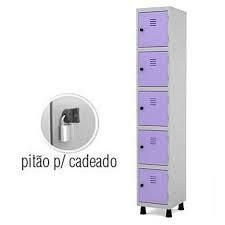 LOCKERS MUDOLO COM 5 PORTA PEQUENAS