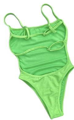 Maiô Tiras verde Neon - comprar online