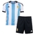 KIT INFANTIL ARGENTINA HOME 22/23 - BRANCO E AZUL CLARO