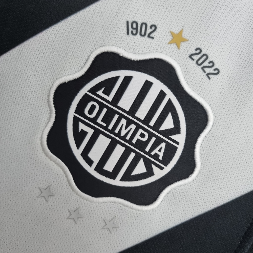 Camisa Club Olimpia 120 Anos - 2022 - Preta