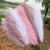 5 pçs 100/70cm artificial pampas grama buquê ano novo pluma festa de casamento