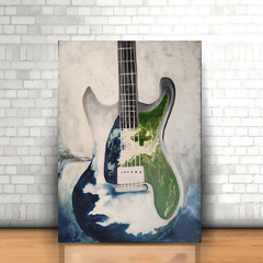 Quadro de Guitarra, instrumentos musicais 