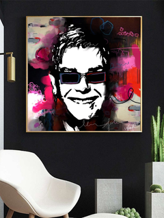 Quadro decorativo Elton John 