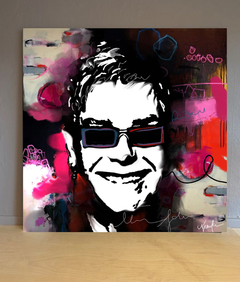 Quadro decorativo Elton John 