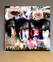 Quadro Decorativo The Beatles.