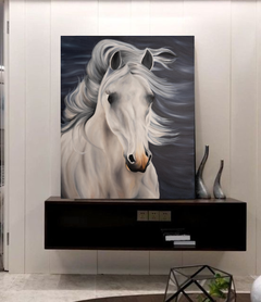 cavalos, quadro de cavalos, cavalo branco.