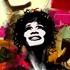 Quadro Decorativo Whitney Houston