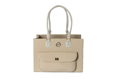 BOLSA~IBIZA CROCO CREME