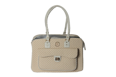 BOLSA PARIS CROCO CREME