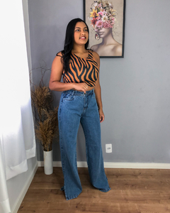 Calça Jeans wide leg