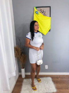 Vestido Canelado Brasil