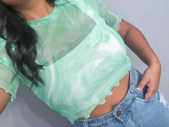 Cropped Jade Picon