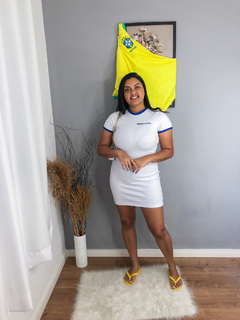 Vestido Canelado Brasil na internet