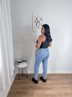 Calça mom jeans Strass - loja online