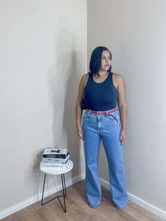 Calça Jeans Wide leg na internet