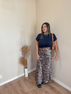 Saia Cetim Animal Print