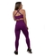 LEGGING CÓS DRAPEADA ROXO COM BOLSO LATERAL - comprar online