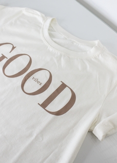 T-shirt Good Vibes - Anclér - Moda Feminina 