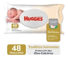 TOALLITAS HUMEDAS HUGGIES OLEO CALCAREO X 48 UNIDADES