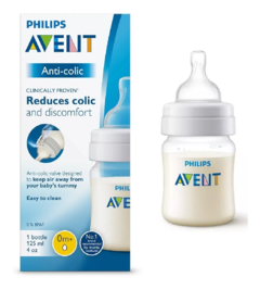 Mamadera AVENT Philips ANTI-COLIC x 125 ml 0 meses + en caja