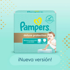 PAMPERS DELUXE PROTECTION G 110 UNIDADES HIPOALERGÈNICO CON INDICADOR DE HUMEDAD - comprar online