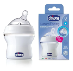 MAMADERA CHICCO NATURAL FEELING 0 meses + x 150 ml