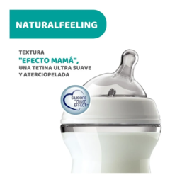 MAMADERA CHICCO NATURAL FEELING 0 meses + x 150 ml - Pañalera Wendy