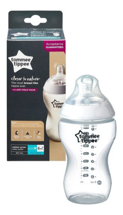 MAMADERA TOMMEE TIPPEE 6 meses + Closer to Nature x 340 ml