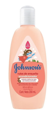 ACONDICIONADOR JOHNSONS RULOS DE ENSUEÑO x 200 ml