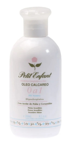 Oleo calcáreo PETIT ENFANT 0 a 1 con Aceite de Palta y Ceramidas SIN PARABENOS x 240 ml