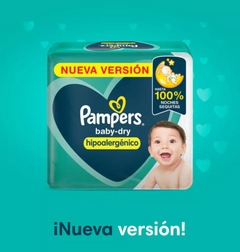 Imagen de Pampers BABY-DRY M 72 unidades HIPOALERGÈNICO