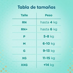 Imagen de Pampers DELUXE PROTECTION G 72 unidades Hipoalergènico con Indicador de humedad