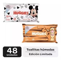 TOALLITAS HUMEDAS HUGGIES MICKEY-TIGGER X 48 UNIDADES EDICIÒN LIMITADA