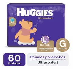 Huggies ULTRACONFORT Talle G 60 unidades Dìa y Noche