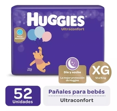 Huggies ULTRACONFORT Talle XG 52 unidades Dìa y Noche