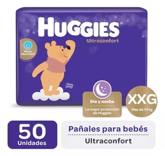 Huggies ULTRACONFORT Talle XXG 50 unidades Dìa y Noche