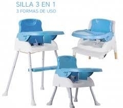 Silla de comer ISAKITO 3 en 1 (Silla Alta - Silla Baja - Booster)