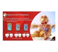 Huggies Pañales de agua LITTLE SWIMMERS DORY Talle G/XG De 14 a 20 Kg x 10 unidades - Pañalera Wendy