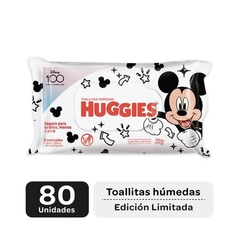 TOALLITAS HUMEDAS HUGGIES MICKEY EDICION LIMITADA X 80 UNIDADES